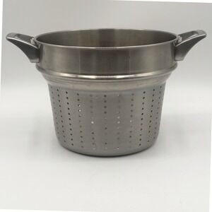 Calphalon Stainless Steel Pasta Insert Steamer Basket for 8 Qt Stock Pot Silver